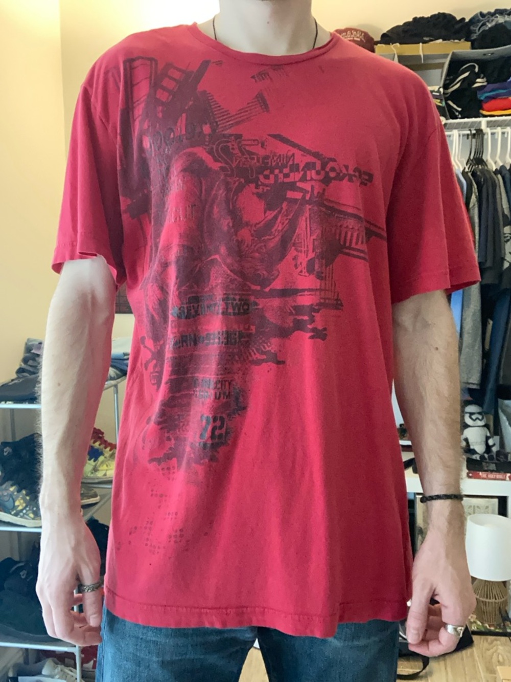 Y2K Grunge Ecko Rhino Graphic Tee